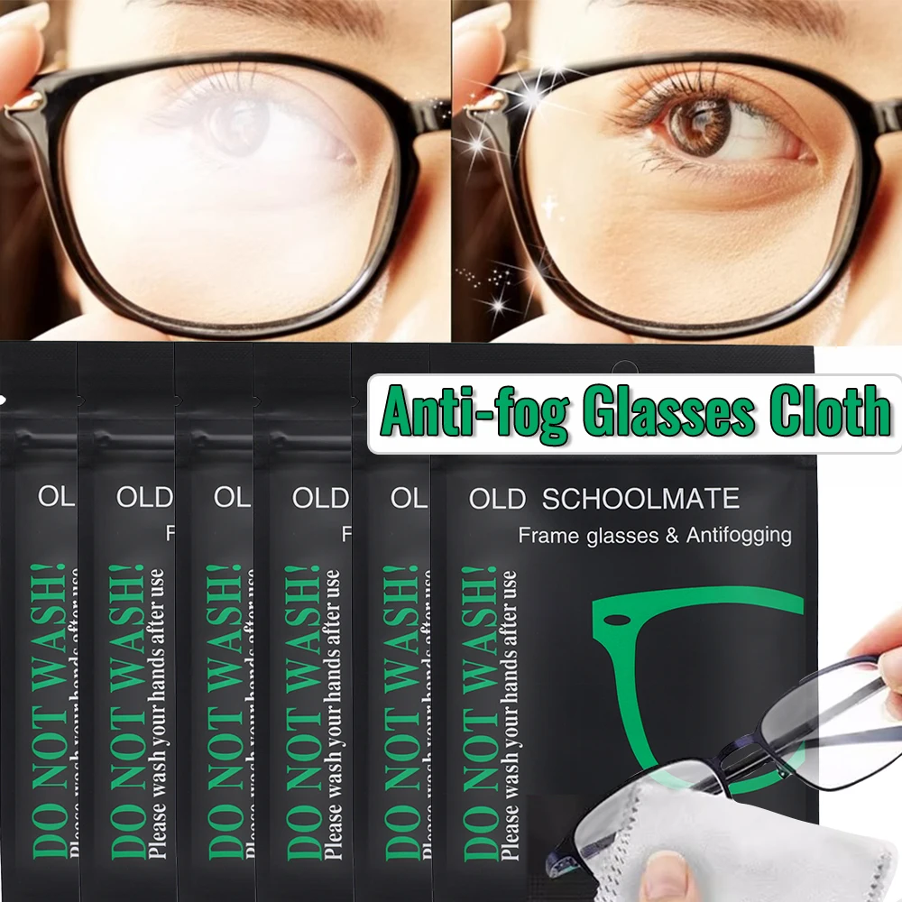 10/1pc Anti-fog Wildleder Gläser Tuch Wiederverwendbare Mikrofaser Anti-fog Gläser Tuch Gläser Objektiv Anti-fog Handy Reinigung Tücher Image