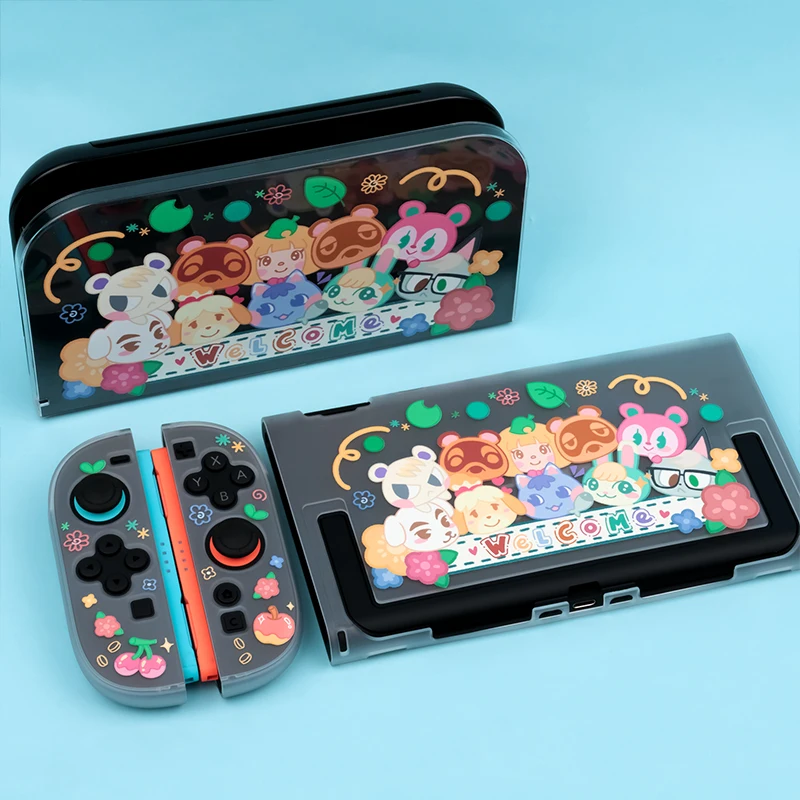 Schutzhülle kompatibel mit Switch 2 Kawaii Animal Hard PC Cover Dockbare Hülle für Nintendo Switch 2 2025 Controller JoyCon Image