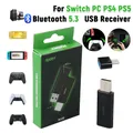 Convertitore gamepad Ricevitore USB Adattatore controller 5.3 compatibile con Bluetooth Adattatore USB wireless per Switch PC PS4 PS5 Gamepad