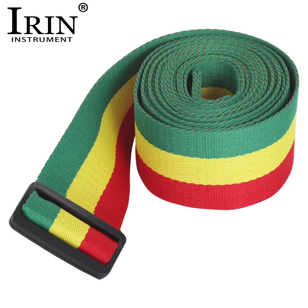 Irin afrikanischer Trommel gurt verstellbar tragbare bunte afrikanische Trommel Baumwoll gurt Tamburin Schulter gurt Percussion Zubehör Image