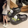 Clogs Casual Hausschuhe Frauen Wohnungen Niedlichen Cartoon Designer Schuhe Mädchen Indoor Elegante Sommer Plattform Sandalen Damen Strand Mode