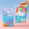 Lila Schmetterling Geschenktüte Handtasche Süßigkeiten Verpackung Taschen Schmetterling Geburtstag Party Dekor Kinder Baby Dusche Hochzeit Party Supplies