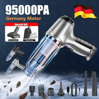 95000pa Mini Auto Staubsauger Wireless Cleaner leistungs starkes Autozubehör für Haushalts geräte starke Saug reinigungs maschine Image