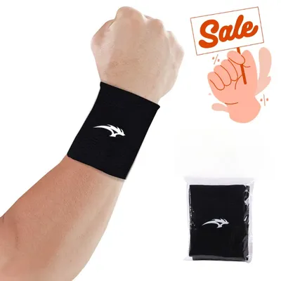 A Pair Outdoor Sports Acrylic Wrist Guard Unisex Running Breathable Badminton Basketball Ride Sweatband Elastic Protective Gear