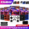 64G 128G R36MAX Lettori di giochi portatili con schermo IPS HD da 4 pollici Console open source R36 MAX Lettore video tascabile retrò Fino a 20000+ giochi