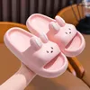 Neue Sommer Kinder Hausschuhe Kinder Niedlichen Cartoon Kaninchen Strand Sandalen Dicke Sohle EVA Weiche Sohle Nicht-Slip Baby Schuhe für Jungen Mädchen