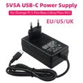 Alimentatore 5V 5A per Orange Pi 5 Pro / Max / Ultra / Plus / 4A / RV/ RV2 Porta USB Type-C Spina EU US UK Raspberry Pi 5