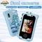 Kids Smart Phone Toy Touchscreen HD Dual Camera Cell Phone for Christmas Birthday Gifts Dinosaur Toddler Play Phone Learning Toy