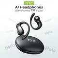 Auricolari Bluetooth HTC NE19 OWS Cuffie wireless sportive Bassi potenti Traduttore AI Auricolari Gancio per l'orecchio impermeabile Stereo più forte