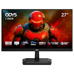 ODYS i27-F-144 Monitor, 27 Zoll, 144 Hz, 1ms, Adaptive Sync, HDR10