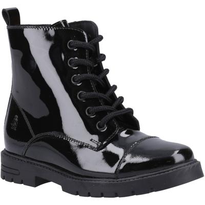 Hush Puppies Lauren Lackleder Stiefel für Mädchen in Schwarz Image