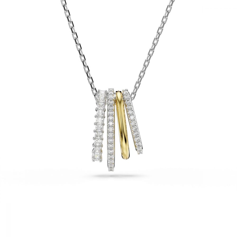 Swarovski 'Hyperbola' Damenhalskette aus Basismetall - Silber/Gold 5696626 Image