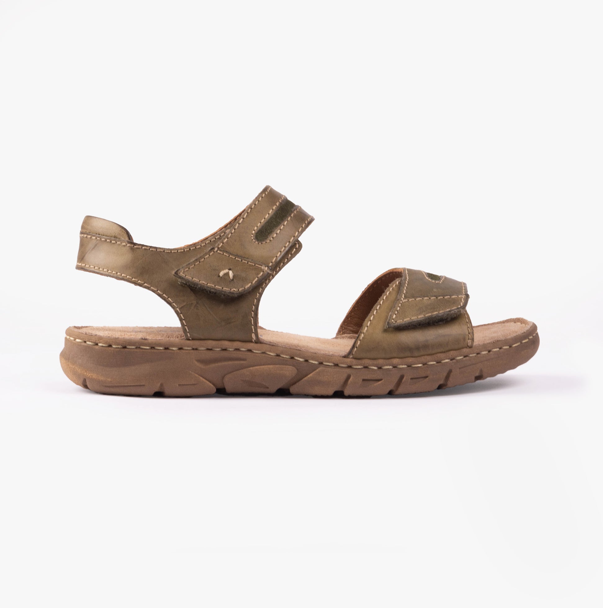 BRENDA 08 Damenschuhe Sandalen Khaki