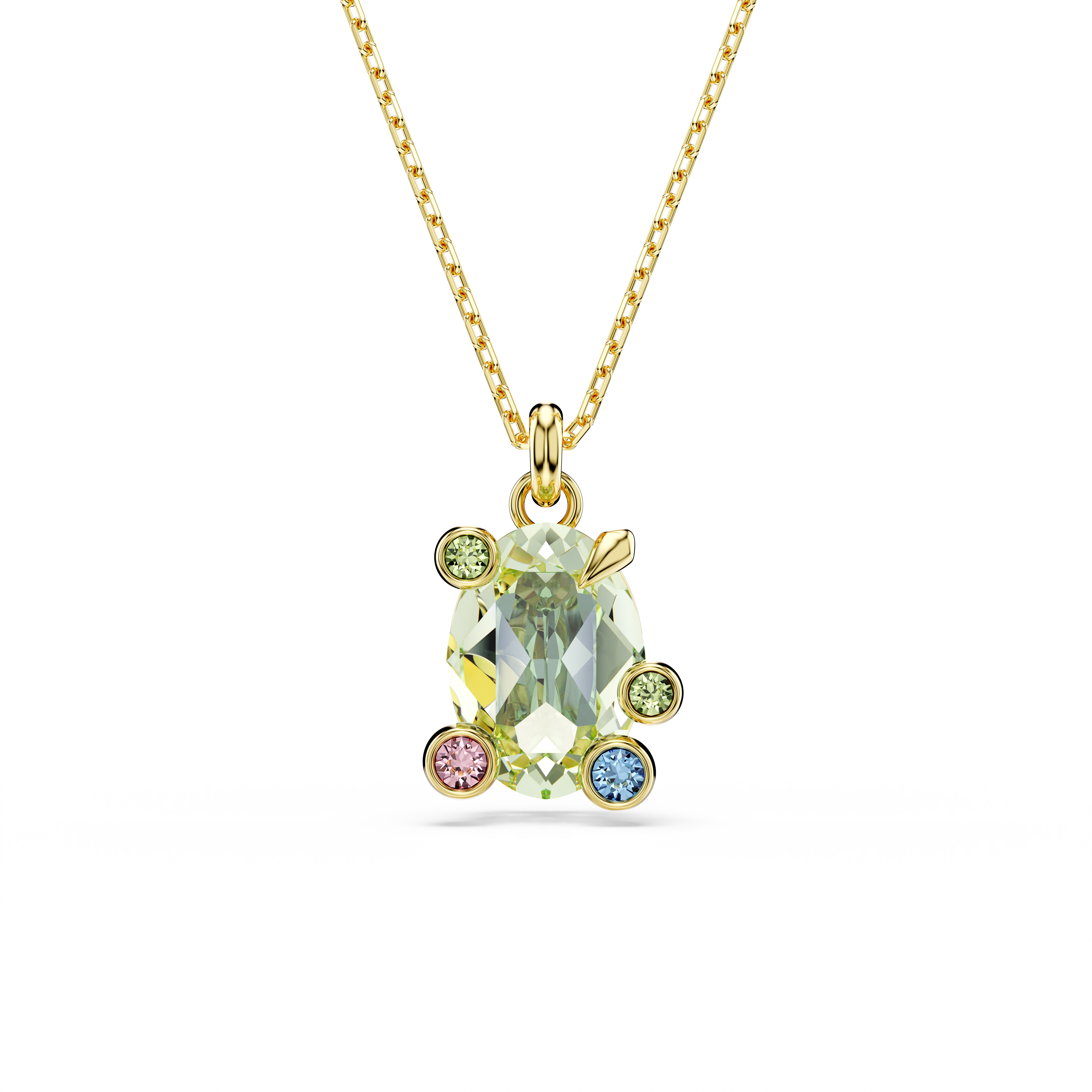 Swarovski 'Gema' Damen Halskette aus goldplattiertem Metall - Gold 5705816 Image