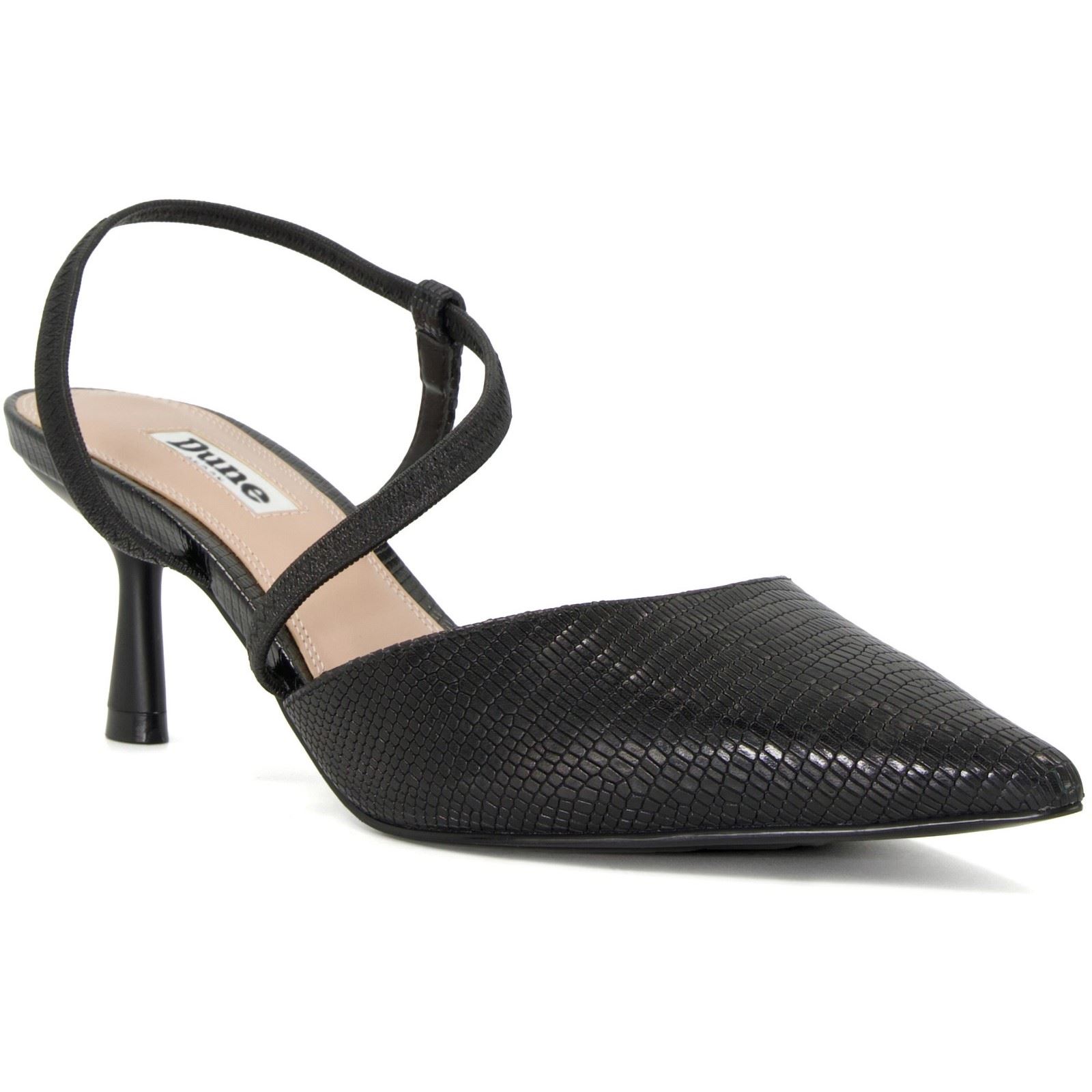 Dune Citrus Damen schwarze Schuhe