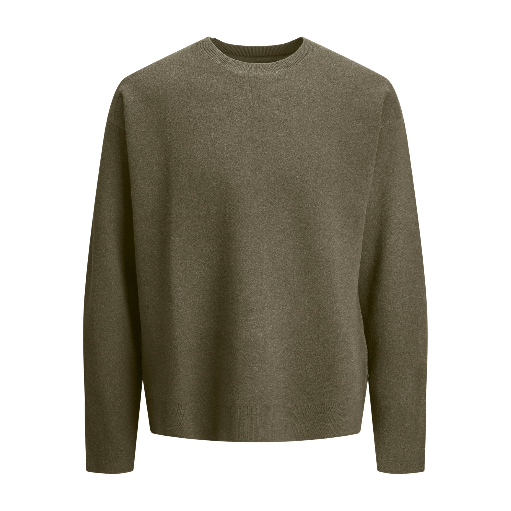 Jack & Jones Pullover Bradfort Strick Rundhals Grün