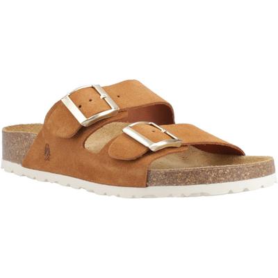 Hush Puppies Blaire Wildleder Damen Sandalen in Tan Image