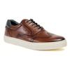 Pod Dobbs Leder Herren Tan Brogues Schuhe