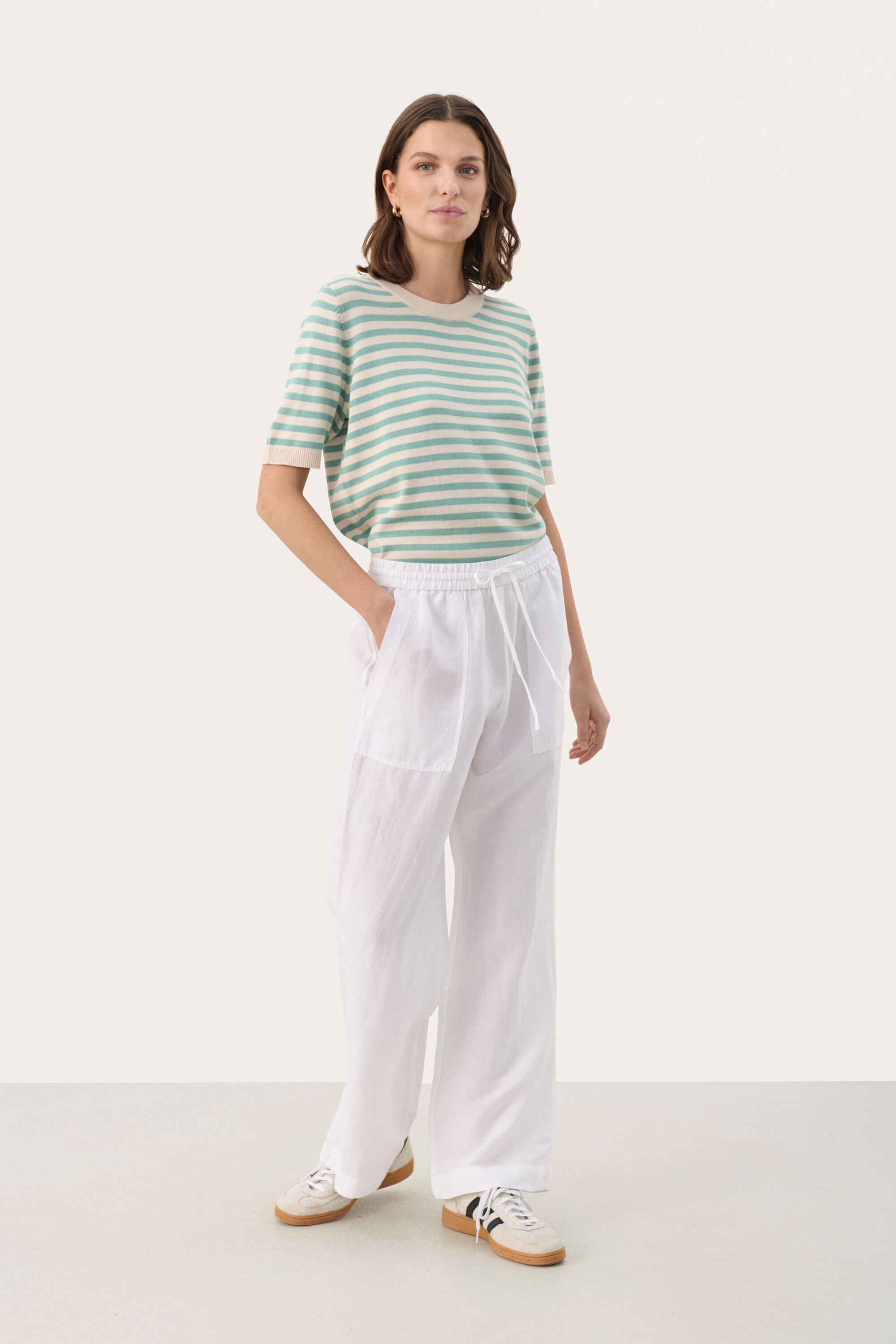 Casual Hose Casual fit Bright White EU 38 / UK 10