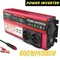 Onduleur de puissance 4000W (puissance maximale), onduleur automobile RV, onduleur de puissance marin DC 12V à 120V 220V, prise mondiale EU US UK