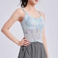 Per donna Grafico Moda Maglia da tennis Canotta da tennis Maglietta da tennis 1 Pezzo Senza Maniche Sportivo Stampa Maglia a contrasto Riduce lo sfregamento Alta elasticità Professionale Tennis Corsa