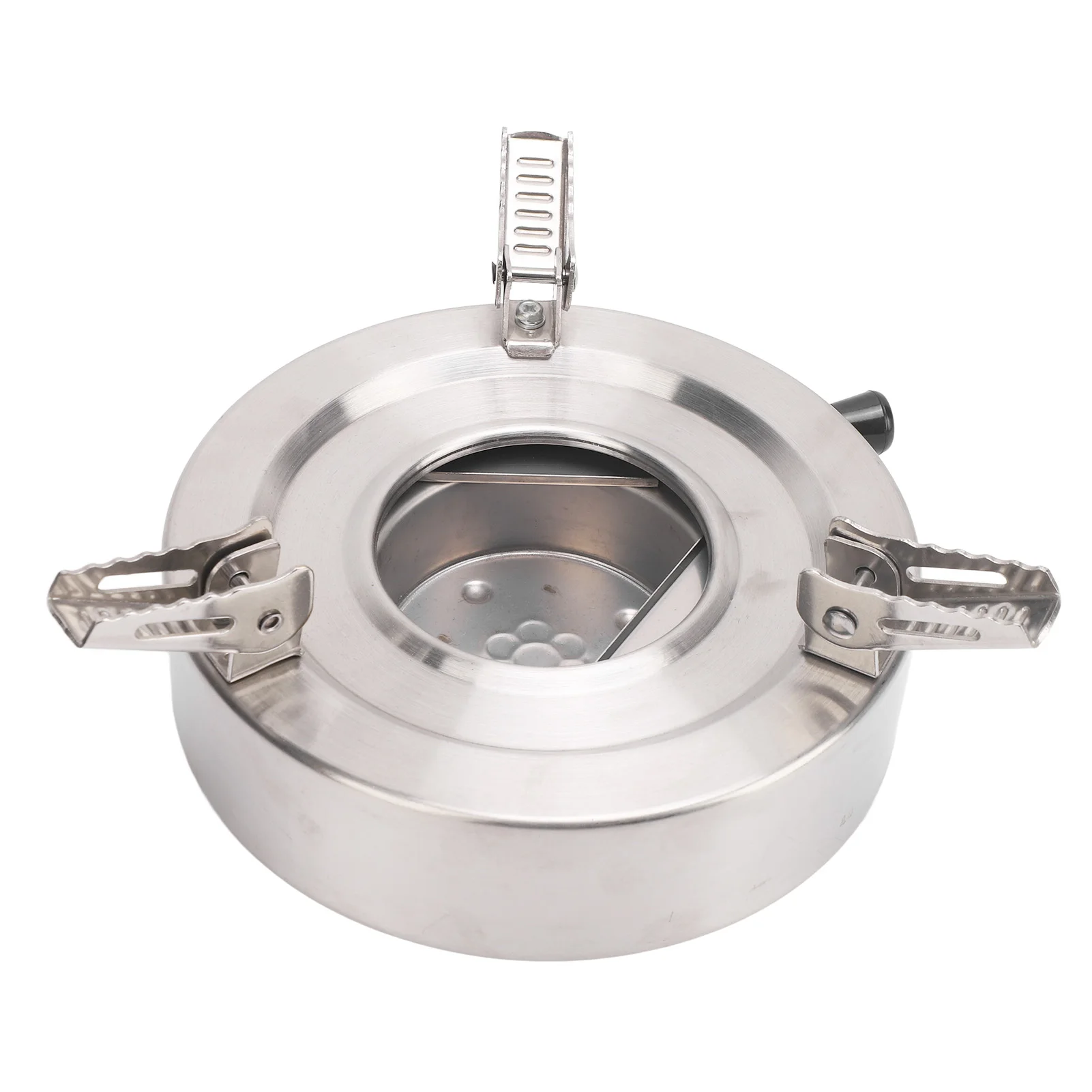 Alkoholkocher, winddicht, tragbar, verstellbarer Ständer, kompakter Alkoholkocher für Camping, Schlafsaal, Hotel, tragbarer Alkoholkocher Image