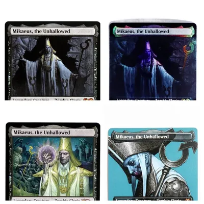 (Mikaeus, die Unhallowed) Folie/Holo Magical Proxy Cards Game Quality Proxy Gathering Board Playing Game Trading Cards Image