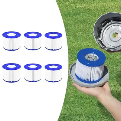 1PC Pool Filter Pump Cartridge for Bestway VI Compatible with Lay-Z-Spa Miami Outdoor Garden Pool Water Sports Pool Accessories