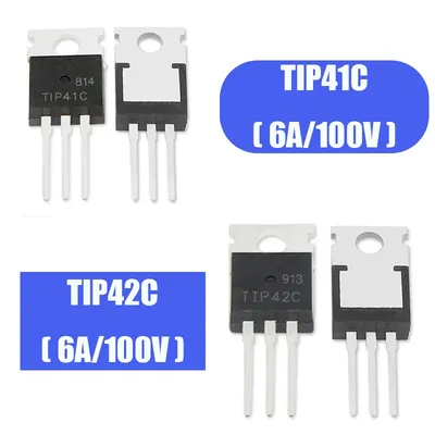 TO-220 Transistor TIP41C TIP42C 100V 6A NPN Transistoren TIP41 TIP42 Elektronische Komponenten 5/10PCS Image