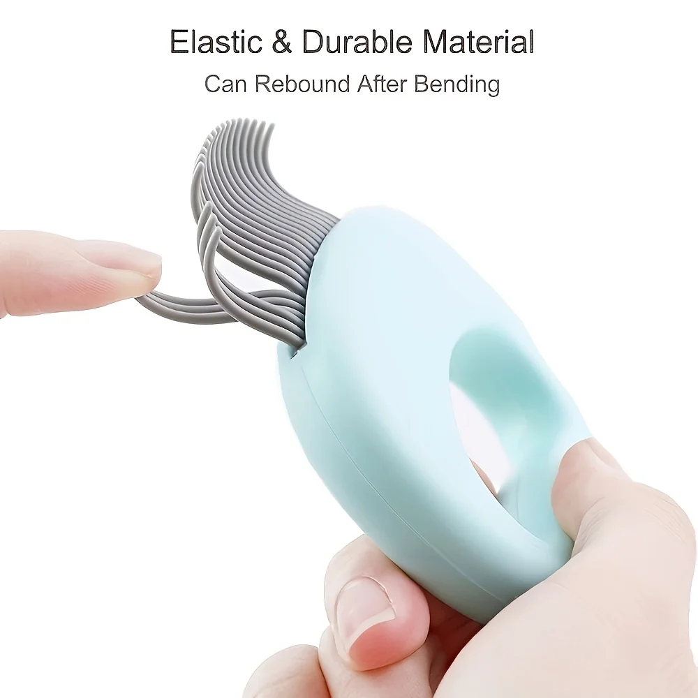 Tierhaarentfernungskamm, ein Katzenohrkamm und Haarentfernungsbürste, sanfte Haut, leicht zu reinigen, geeignet für sanfte und effektive Haustierpflege und Haarentfernung, unverzichtbares Image