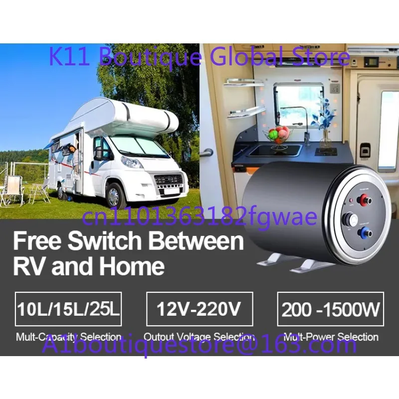 200 W 12 V 15 l 20 l elektrische Speicher-Warmwasserbereiter sind für Hotelbadezimmer geeignet Image