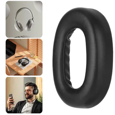 1 Paar Ersatz-Kopfhörer-Ohrpolster, Geräuschisolierung, Schaumstoff-Ohrmuscheln, Abdeckung für Jabra Elite 85h Wireless Over-Ear-Kopfhörer Image
