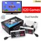 Mini TV Handheld Family Recreation Video Game Console AV Output Retro Built-in 620 Classic Games Dual Gamepad Gaming Player