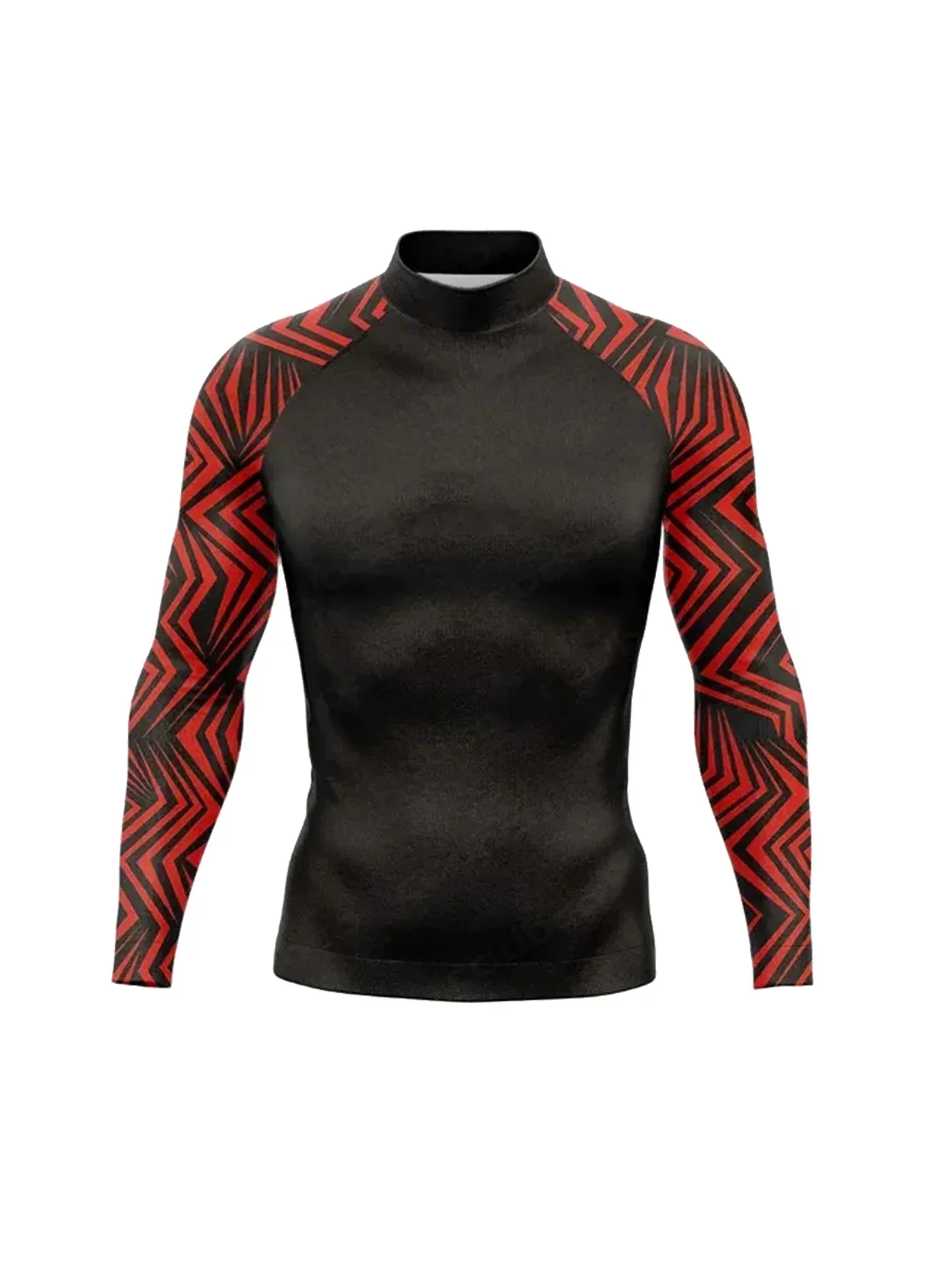 Langarm-Surfshirt Rashguard UV-Sonnenschutz Basic Surfanzug Bademode UPF 50+ Tauch- und Fitnessstudio-Kleidung für Herren Image