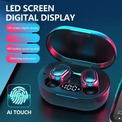 E7S TWS Wireless Headphones Bluetooth Earphones HIFI Lossless Sound Headsets Sport Waterproof Earbuds For All Smartphones Image