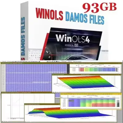 Neueste winols 4,7 93gb winols damos big pack (neu) 1,61 1,2 5,3 ecm titan mit immo service tool v2.0 free er