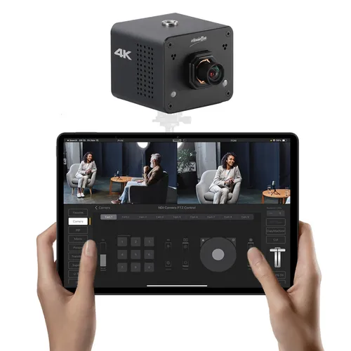4K NDI | Telecamera POV HX3 + app switcher ProAV (per Apple) | Kit Direttore POV | Supporto multi-camera, streaming live 4K/1080P su Youtube