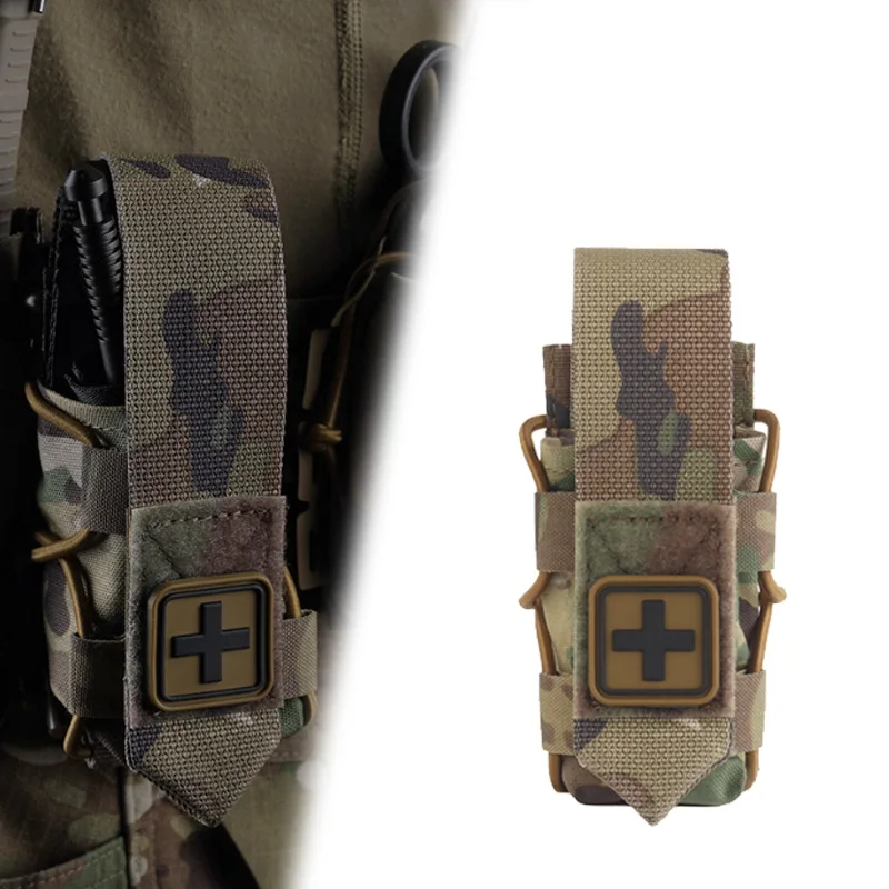 Universelle Tourniquet-Tasche mit Klappe, vertikales Werkzeug und verschiedene medizinische Erste-Hilfe-Aufbewahrungstasche Image