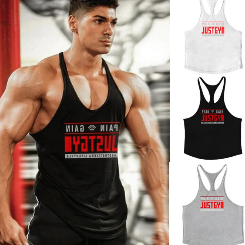 Lockere, dünne Schultergurte, I-förmige Rückenschweißweste, Fitnessstudio, Fitness, Trainingskleidung, Baumwollweste, modische Hosenträger, bequem