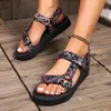 Neue Sommer Flache Damenschuhe Hanfseil Set Fuß Strand Sandalen Outdoor Casual Hausschuhe Große Größe 43, Damen Designer Sandalen