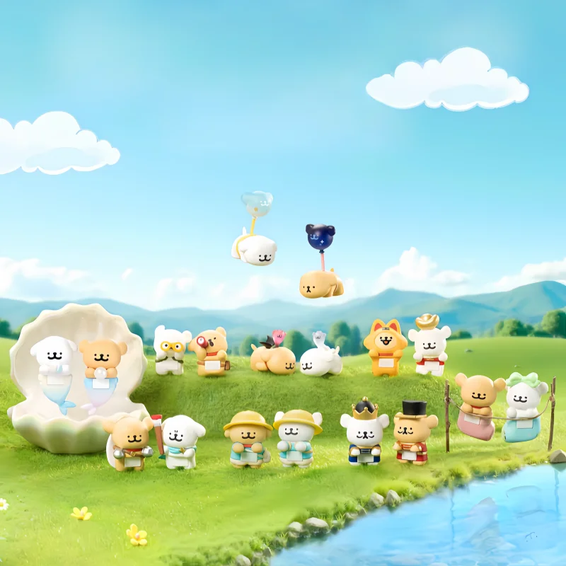 Malteser Blind Bag Mini Serie interessante Linie Welpen Kopf Figur Anime Peripherie Hand Modell Desktop Dekorative Puppe Mädchen Geschenk