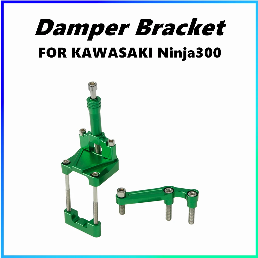 Motorrad Lenkung Stabilisieren Dämpfer Halterung Montage Kit Für Kawasaki Ninja 300 Motorrad Zubehör Image
