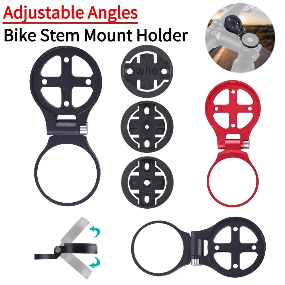 Fahrrad Vorbau Halter Fahrrad Computer GPS Halterung Einstellbare Fahrrad Stoppuhr Montage Halterung für Garmin/CatEye/Bryton/Wahoo