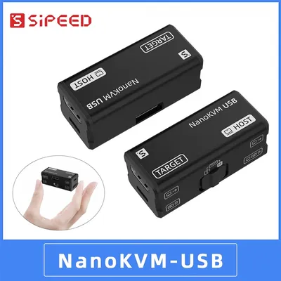 Sipeed NanoKVM USB O&M Tool Fingergroßer 4K USB KVM für Server SBCs USB 3.0 Capture Card HDMI-kompatibler Loop Out USB-Switch Image