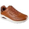Sneaker SKECHERS "UNO - HARRY KANE", Herren, Gr. 44, braun, Lederimitat, casual, Schuhe, Keilsneaker, Sneaker mit Luftkissen