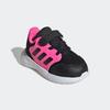 Klettschuh ADIDAS SPORTSWEAR "TENSAUR RUN 3.0 KIDS", Gr. 23, core schwarz, core schwarz, lucid pink, Textil, Synthetik, sportlich, Schuhe, für Kinder