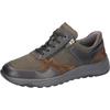 Schnürschuh WALDLÄUFER "K-JOHN", Herren, Gr. 8 (42), braun (braun, schwarz), Nappaleder, Nubukleder, Veloursleder, sportlich, Schuhe, Komfortschuh, Halbschuh, Sneaker in Extraweite K für den kräftigen Fuß