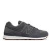 Sneaker NEW BALANCE "ML574", Gr. 47,5, grau (castlerock), Leder, Textil, sportlich, Schuhe