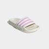 Badesandale ADIDAS SPORTSWEAR "SHOWER ADILETTE", Gr. 38, sanftes weiß, bliss lila, halo mint, Synthetik, sportlich, Schuhe