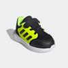 Klettschuh ADIDAS SPORTSWEAR "TENSAUR RUN 3.0 KIDS", Gr. 24, core schwarz, core schwarz, lucid lemon, Textil, Synthetik, sportlich, Schuhe, für Kinder